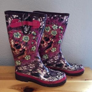 Ed Hardy Rain Boots